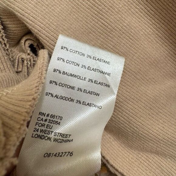 Urban Outfitters Leona Lace Tan Brown Hook Eye Boho Long Sleeve Cropped Medium - Picture 7 of 10